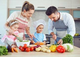 Cocina en familia durante el confinamiento