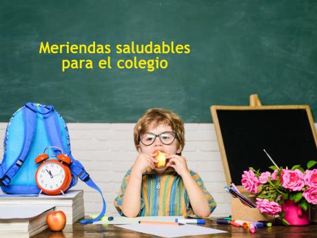 12 meriendas saludables para los niños en el colegio