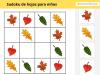 Sudoku de hojas para niños