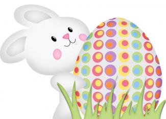 14 originales dibujos de conejo de Pascua para colorear