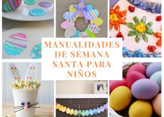 15 preciosas manualidades de Semana Santa para niños