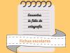 Ejercicios de lengua para niños: Encuentra la falta de ortografía
