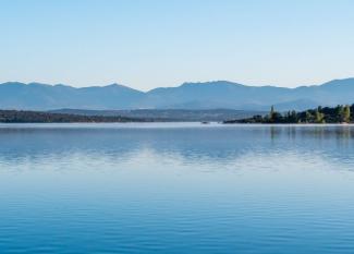 Pantano de Valmayor en Colmenarejo, Madrid.