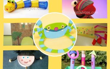 18 ideas de juguetes con materiales reciclados