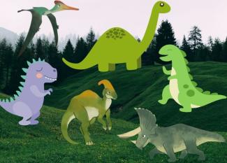 Dibujos de dinosaurios para imprimir y colorear