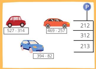 Sumas y restas sin llevar. Ejercicio de matemáticas para 2º de Primaria