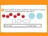 Iniciación a la división. Ficha de matemáticas para 2º de Primaria