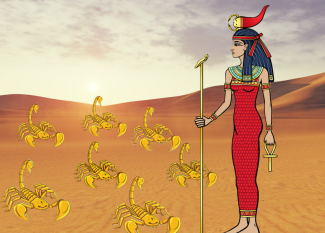 El mito de Isis y los siete escorpiones. Leyendas de Egipto para niños