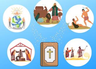 6 cuentos cortos de la Biblia para niños