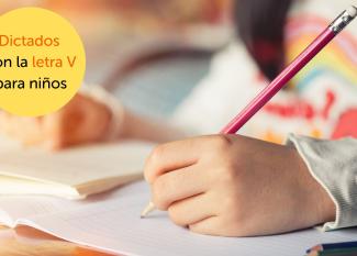 17 dictados con la letra V para niños