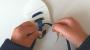 Manualidades infantiles: plantilla de zapatilla para aprender a atarse los cordones