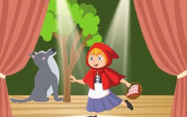 Caperucita Roja. Guión de la obra de teatro para representar con niños