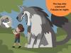 Fábula en inglés para niños: The boy who cried wolf (Pedro y el lobo)