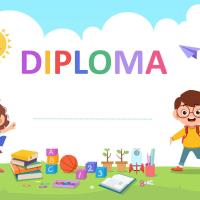 Diplomas de graduación de Infantil y Primaria para imprimir