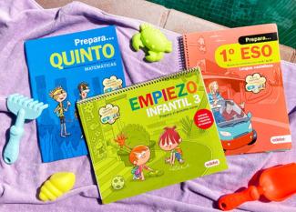 Cuadernos de vacaciones para repasar y preparar el nuevo curso escolar