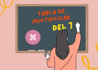 Tabla de multiplicar del 7 para niños: juego interactivo