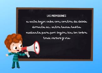 Las preposiciones para niños