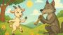 Fábula de Esopo para niños: El cabrito y el lobo flautista