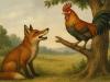 Fábula de La Fontaine para niños: El gallo y la zorra