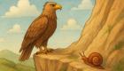 Fábula de Hartzenbusch para niños: El águila y el caracol