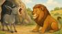 Fábula de Esopo para niños: El asno y el león presuntuoso