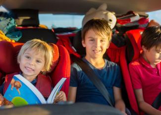 Juegos para niños en viajes en coche