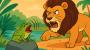 Fábula de Esopo para niños: La rana gritona y el león