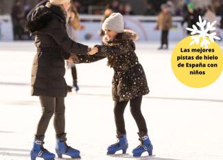Pistas de hielo para patinar con los niños