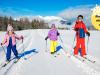 pistas de esquí de fondo con niños