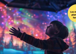 Ciudad de las artes y las ciencias de Valencia con niños