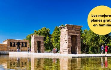 Visita al Templo de Debod con niños. Plan gratis en familia