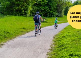 Ruta ciclista Vía Verde Estella - Lizarra con niños