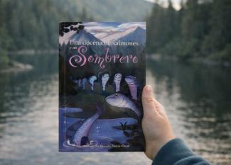 Una docena de salmones y un sombrero