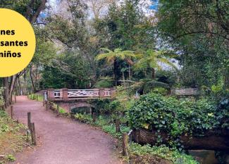 Jardín botánico de Gijón con los niños