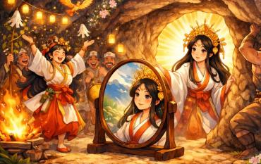 El mito japonés Amaterasu, la diosa del sol