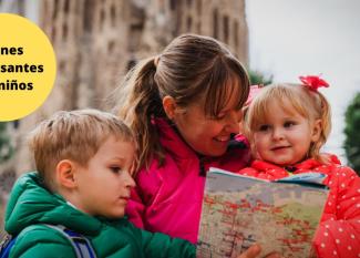 la sagrada familia con niños