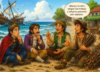 Fábula de Los Cuatro naúfragos