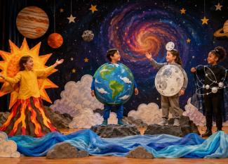 obra de teatro sobre la creación de La Tierra