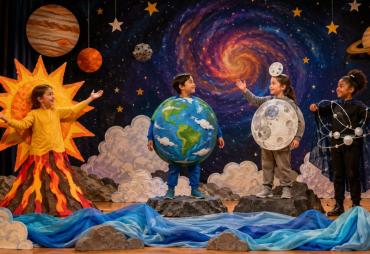 Obra de teatro infantil sobre la creación de la Tierra