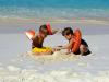 caribe con niños