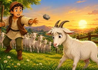 fábula de Esopo El cabrero y la cabra