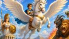 Obra de teatro para niños sobre Pegaso, el caballo alado