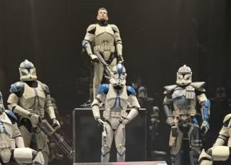 El Imperio Fan Contraataca con niños en Madrid. Exposición Star Wars en Madrid