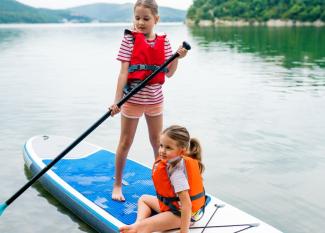 paddle surf con niños en España