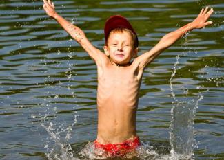 embalse Búbal en huesca con niños