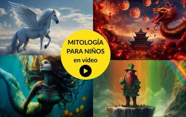 Mitología para niños: dragones, sirenas, dioses y criaturas mitológicas
