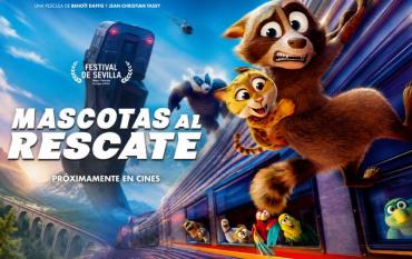 “Mascotas al rescate” una película infantil de aventuras sobre raíles
