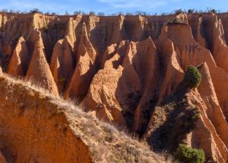 las cárcavas del pontón de la oliva