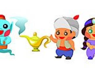 Cuentos infantiles en inglés: Aladdin