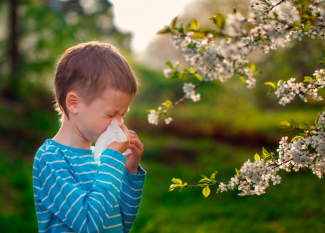 Síntomas de la alergia al polen en los niños